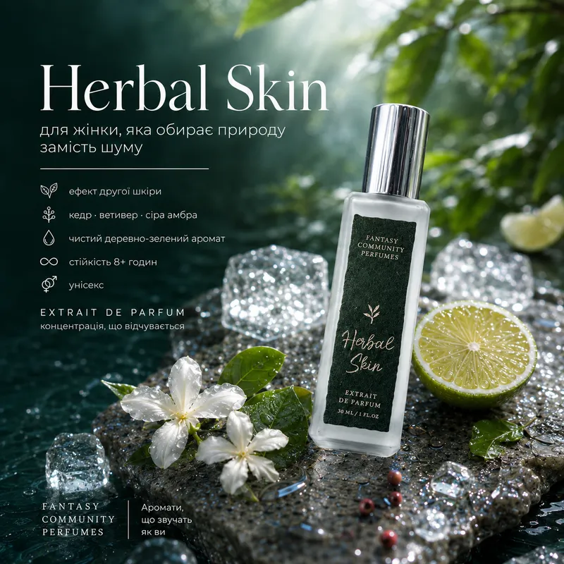 Herbal Skin — темно-зелена сцена