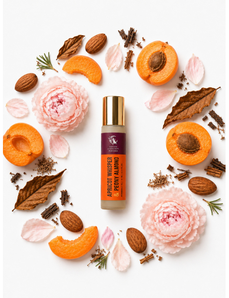 Apricot Whisper Peony & Almond by Fantasy Community Perfumes roll-on