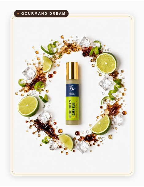 Citrus Breeze & Dark Rum by Fantasy Community Perfumes roll-on