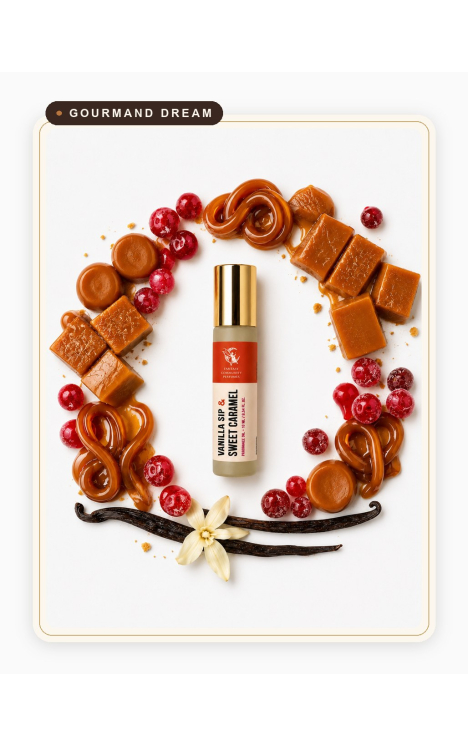 Унісекс Vanilla Sip & Sweet Caramel roll-on
