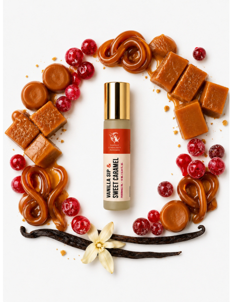 Vanilla  Sip & Sweet Сaramel by Fantasy Community Perfumes roll-on
