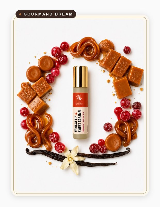 FCP Vanilla Sip & Sweet Caramel roll-on