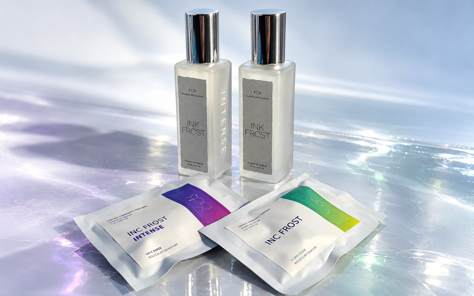 INK FROST та INK FROST INTENSE з пробниками для порівняння