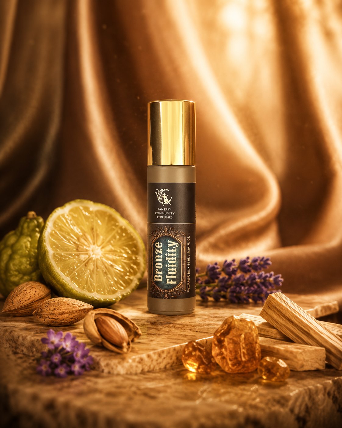 Bronze Fluidity roll-on 10 мл Beyond Fantasy — олійний ролик, тепла бронза на шкірі