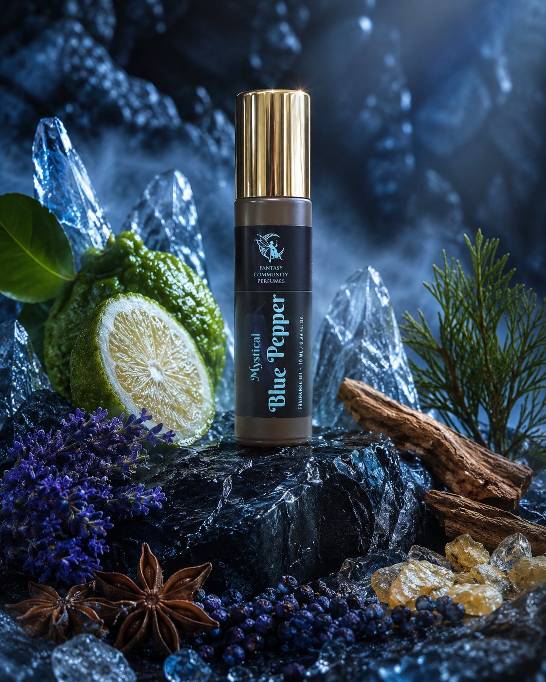 Mystical Blue Pepper roll-on 10 мл Beyond Fantasy — олійний ролик, холодна пряна деревина