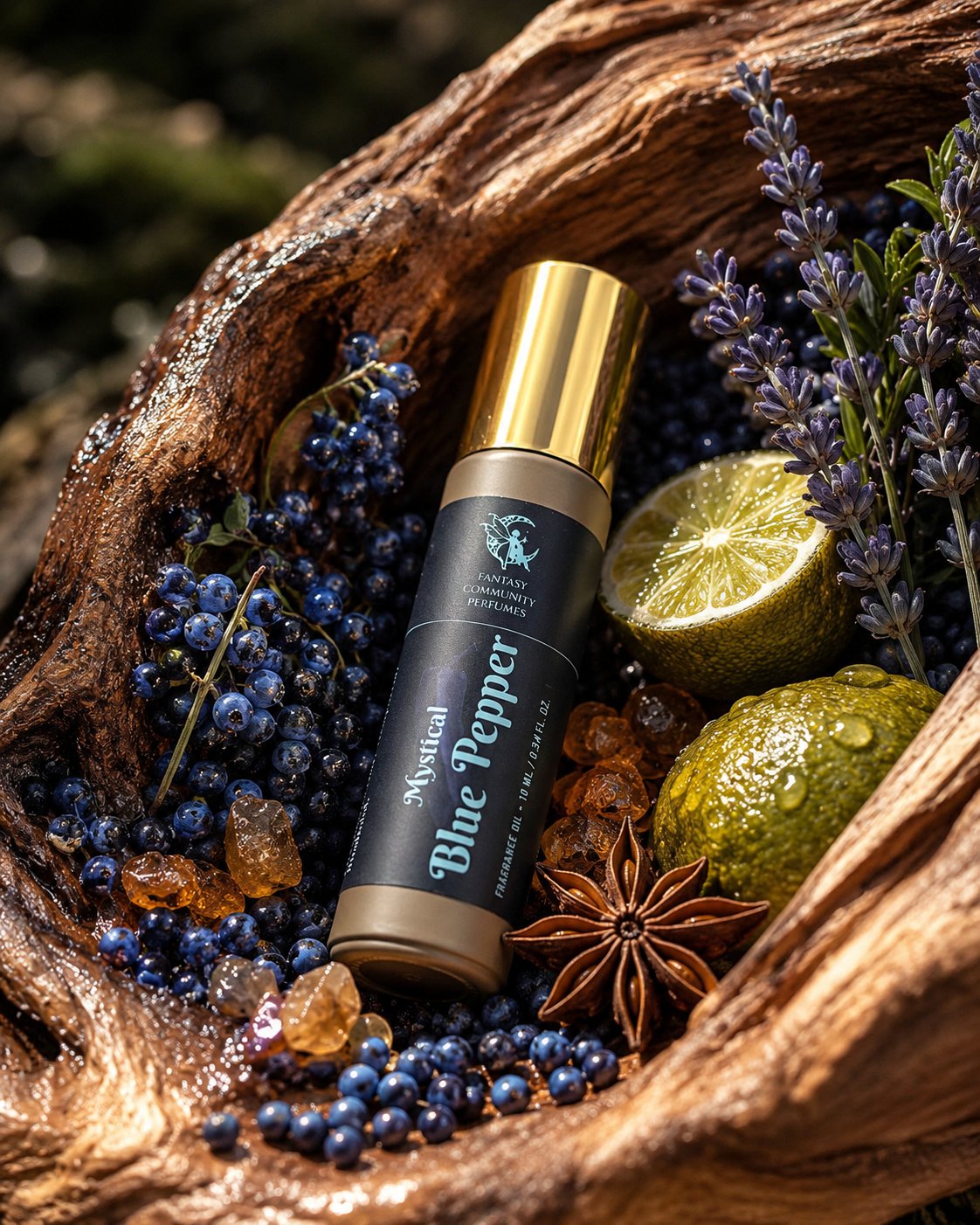 Mystical Blue Pepper roll-on з коробкою Beyond Fantasy Collection