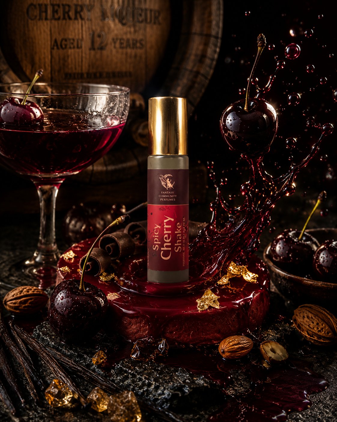 Spicy Cherry Shake roll-on з коробкою Beyond Fantasy Collection
