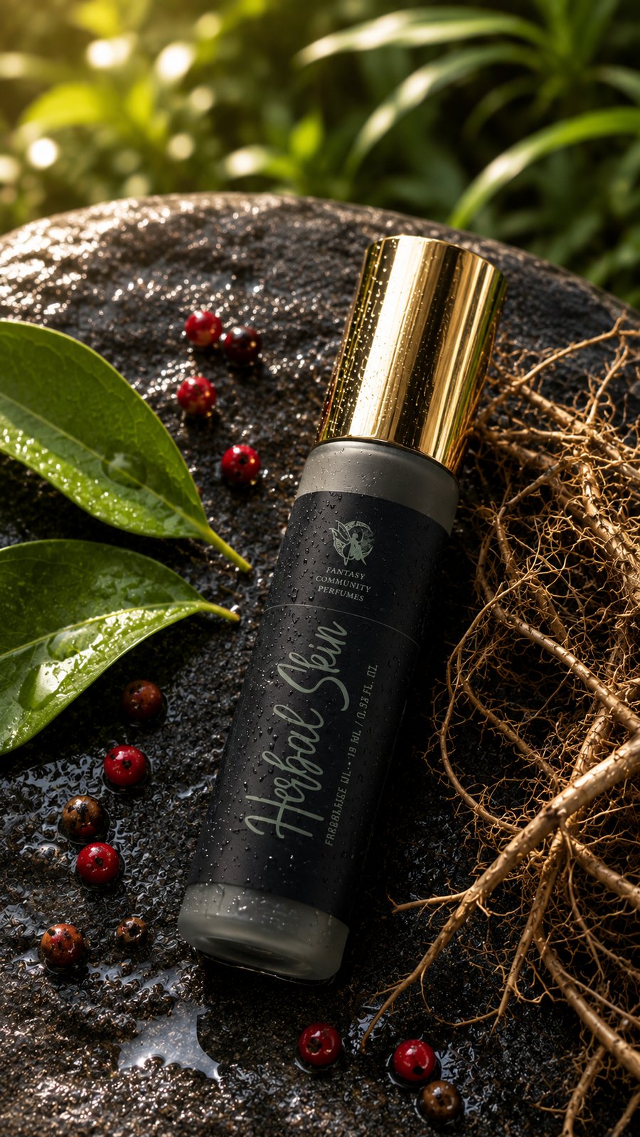 Herbal Skin — флакон, фрезія, зелений бергамот, корінь ветивера