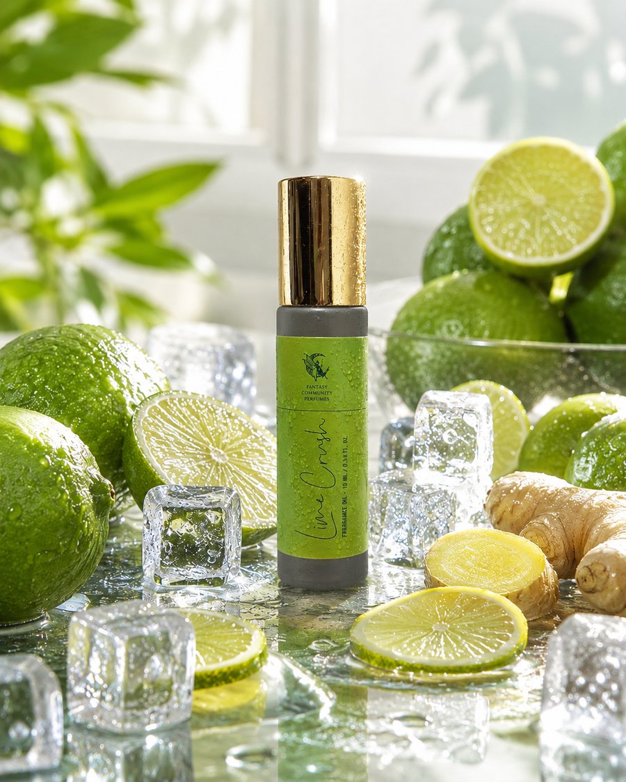 Lime Crush — флакон біля вікна на льоду з лаймом та імбиром