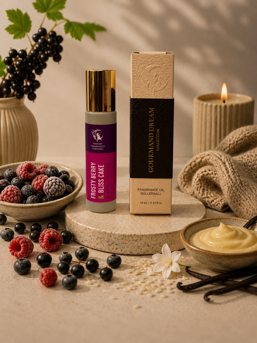 Frosty Berry & Bliss Cake by Fantasy Community Perfumes roll-on