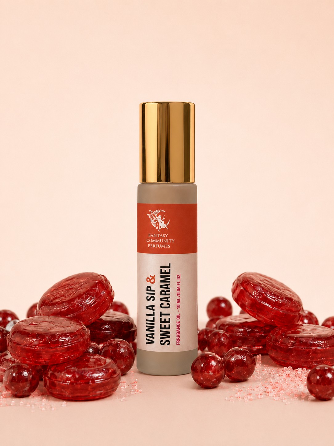 Vanilla  Sip & Sweet Сaramel by Fantasy Community Perfumes roll-on