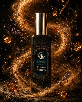 Bronze Fluidity — тепла бронзова текстура і м'яка амбра крупним планом