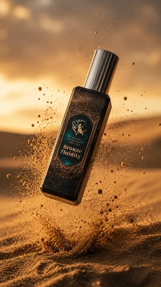 Bronze Fluidity — ноти: геліотроп, зіра, мигдаль, лаванда, ваніль, сандал, амбра
