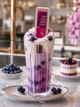 Frosty Berry & Bliss Cake — додатковий ракурс: milkshake