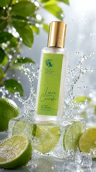Lime Crush — текстура свіжого зрізаного лайма крупним планом