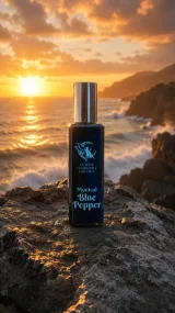 Mystical Blue Pepper — ноти: бергамот, синій перець, лаванда, сандал, амброксан