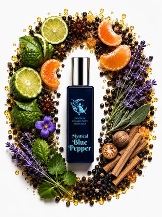 Mystical Blue Pepper холодна пряність — головний ракурс флакона