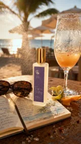 Текстура флакона Tropical Ecstasy — свіжий чоловічий парфум
