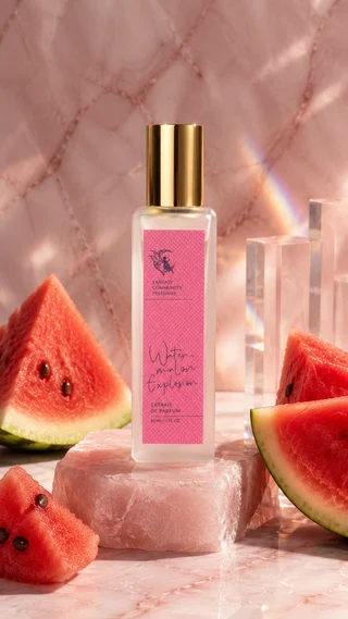 Скибка стиглого кавуна з краплями соку — соковита нота Watermelon Explosion